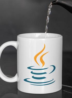 JAVA COFFE MUG 爪哇咖啡IT工程师C++水杯陶瓷马克杯男生喝水杯子