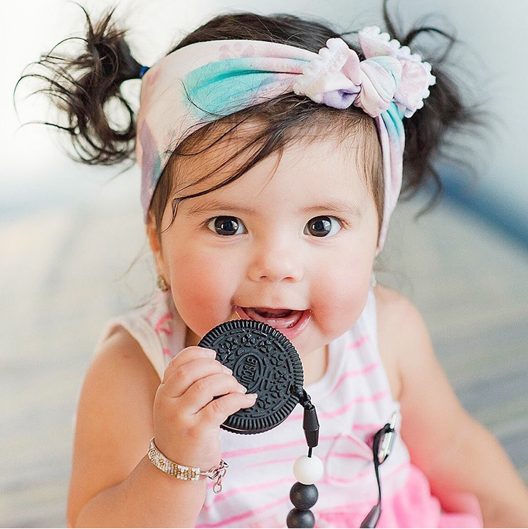 加拿大Glitter&Spice婴儿牙胶磨牙棒硅胶咬咬乐幼儿宝宝咬胶玩具