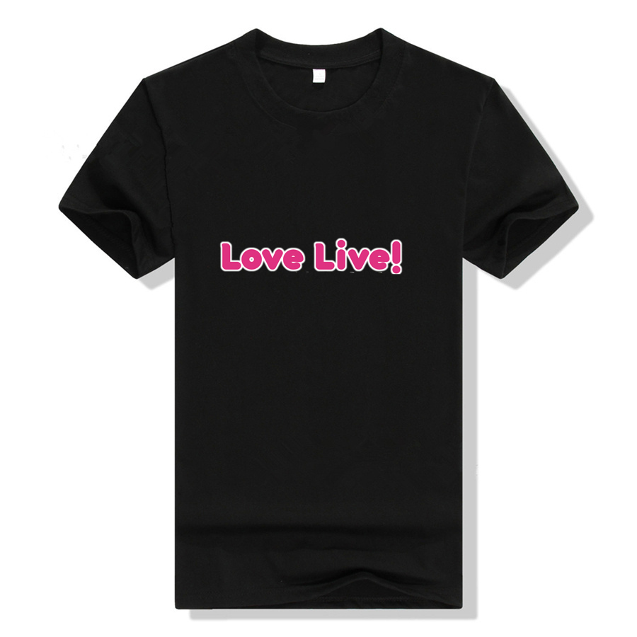 动漫游戏loveliveT恤COS衣服动漫周边男女纯棉短袖圆领短袖