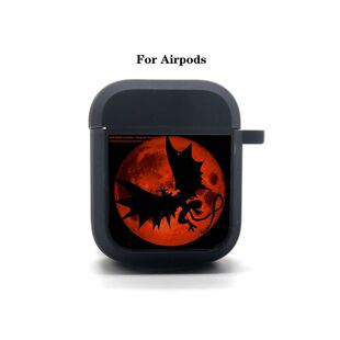 卡通耳机套 动漫恶魔人AirPods2蓝牙耳机套印花硅胶保护壳