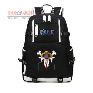 海贼王onepiece书包男女学生双肩包路飞索隆乔巴鲁夫动漫周边背包