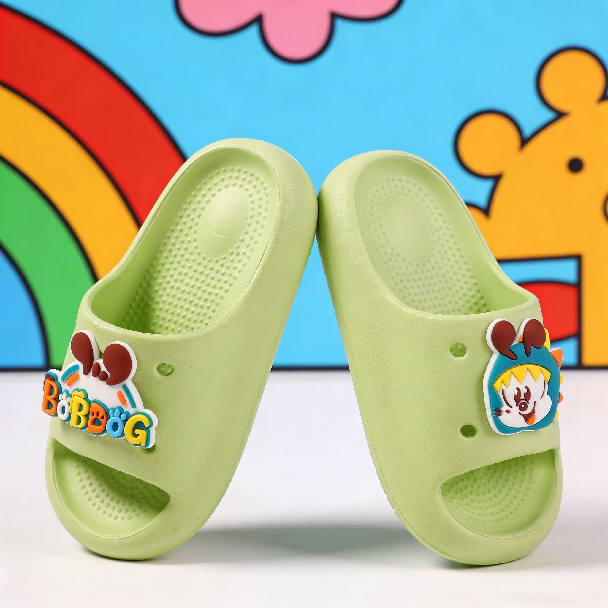 巴布豆儿童拖鞋宝宝防滑卡通夏居家室内eva男童女童小童软底凉拖,童鞋/婴儿鞋/亲子鞋,儿童凉拖鞋,淘宝优惠券,粉丝福利购,淘宝优惠卷