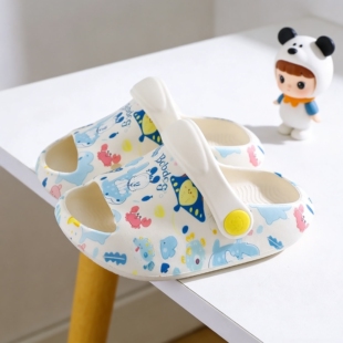 巴布豆儿童拖鞋夏季2一3岁半男童幼儿女宝宝防滑男宝婴儿小童室内