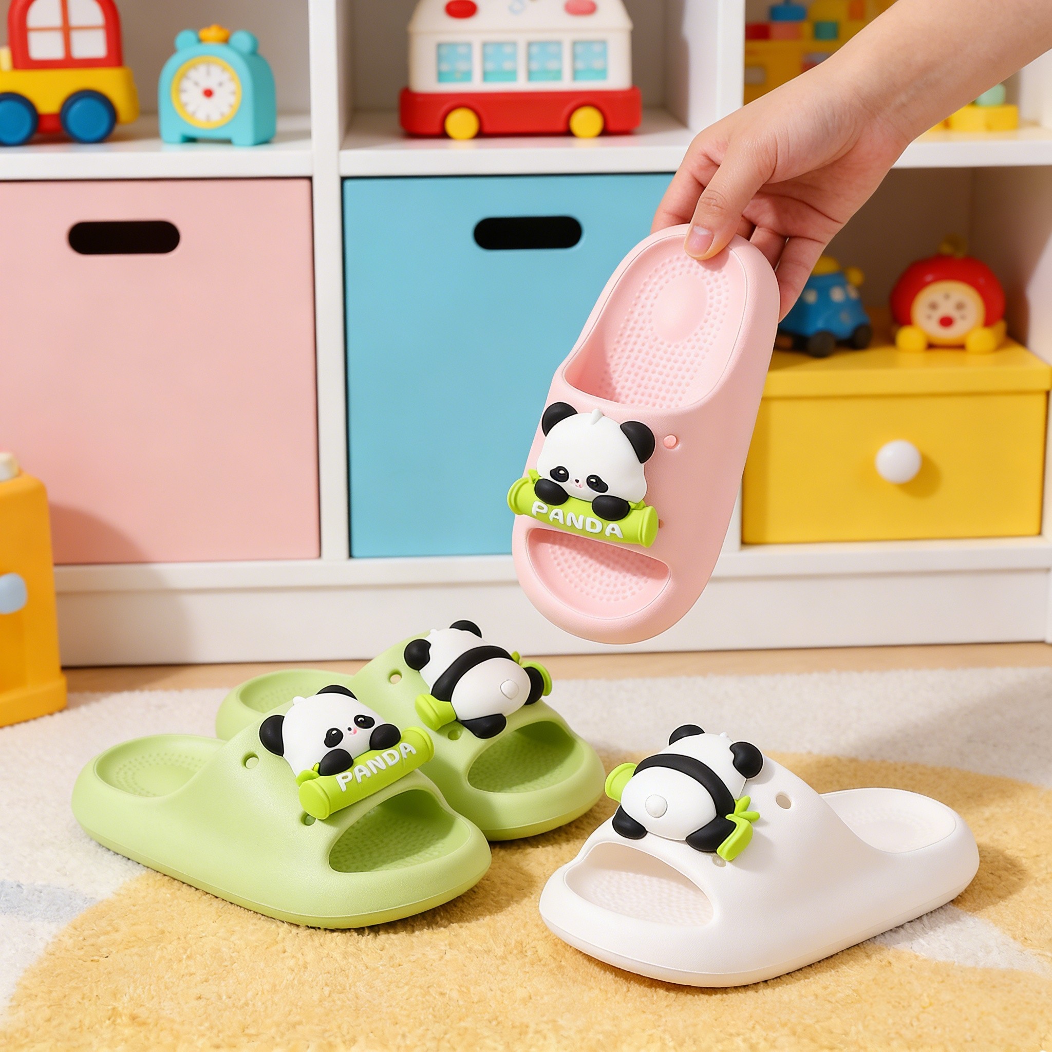 熊猫儿童拖鞋男女童女孩防滑居家凉拖EVA材质洗澡大童可爱外穿夏,童鞋/婴儿鞋/亲子鞋,儿童凉拖鞋,淘宝优惠券,粉丝福利购,淘宝优惠卷