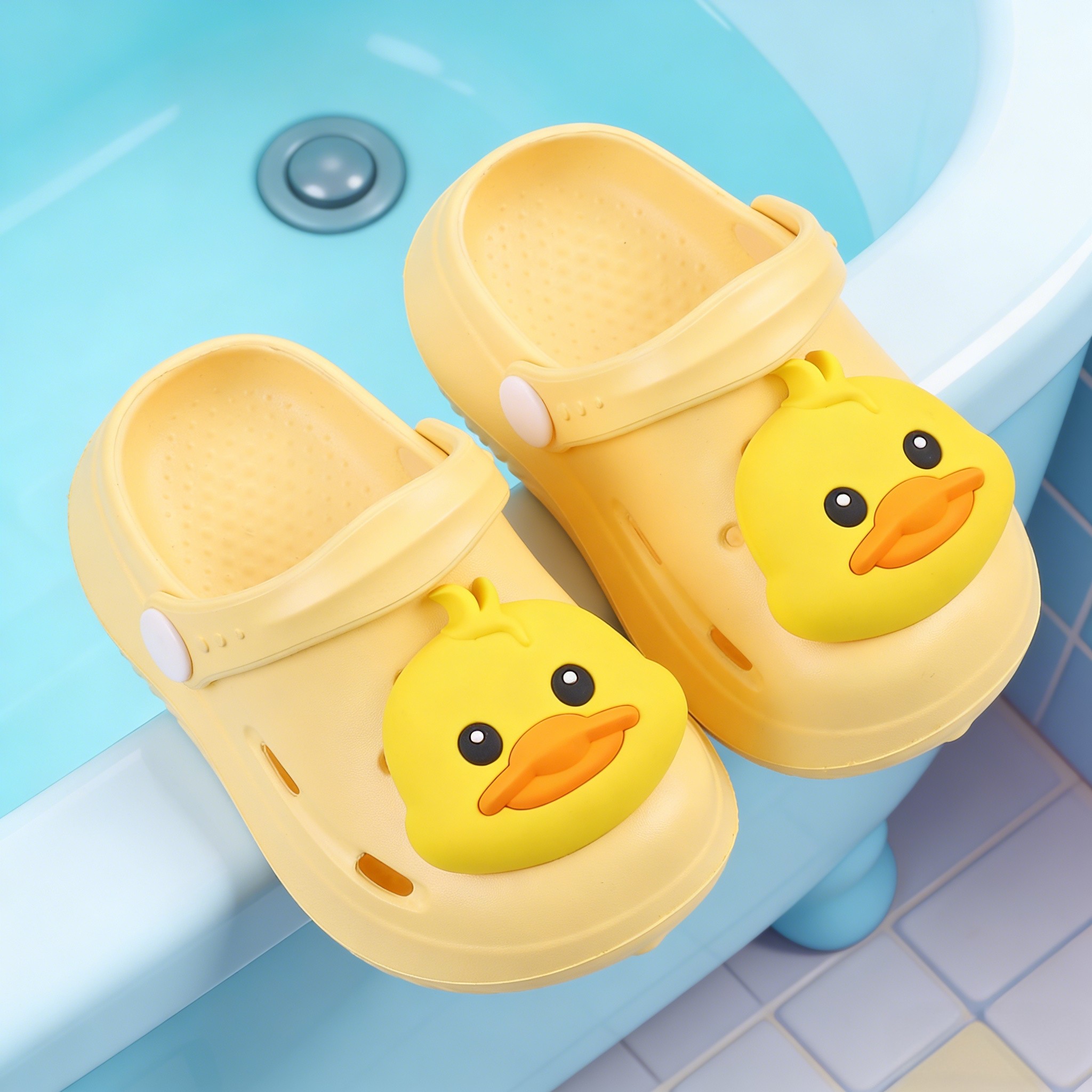 小鸭子儿童拖鞋男童女童女孩防滑夏季室内洗澡卡通亲子居家凉拖,童鞋/婴儿鞋/亲子鞋,儿童凉拖鞋,淘宝优惠券,粉丝福利购,淘宝优惠卷