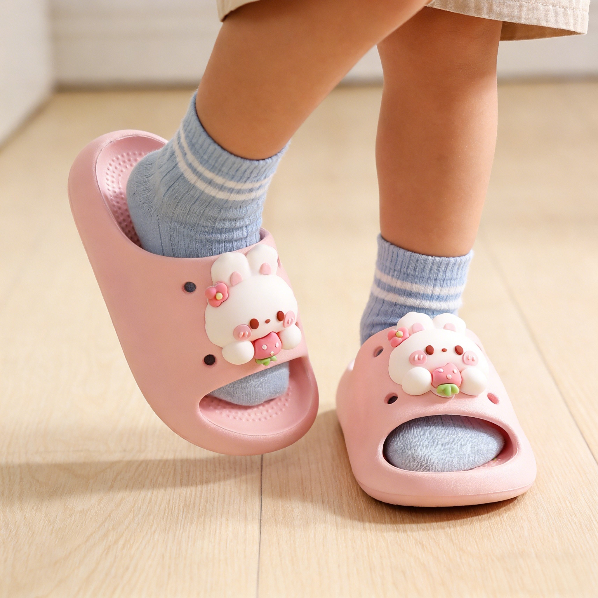 小兔子儿童拖鞋女孩男女童中大童夏季防滑宝宝凉拖鞋软底卡通凉拖,童鞋/婴儿鞋/亲子鞋,儿童凉拖鞋,淘宝优惠券,粉丝福利购,淘宝优惠卷