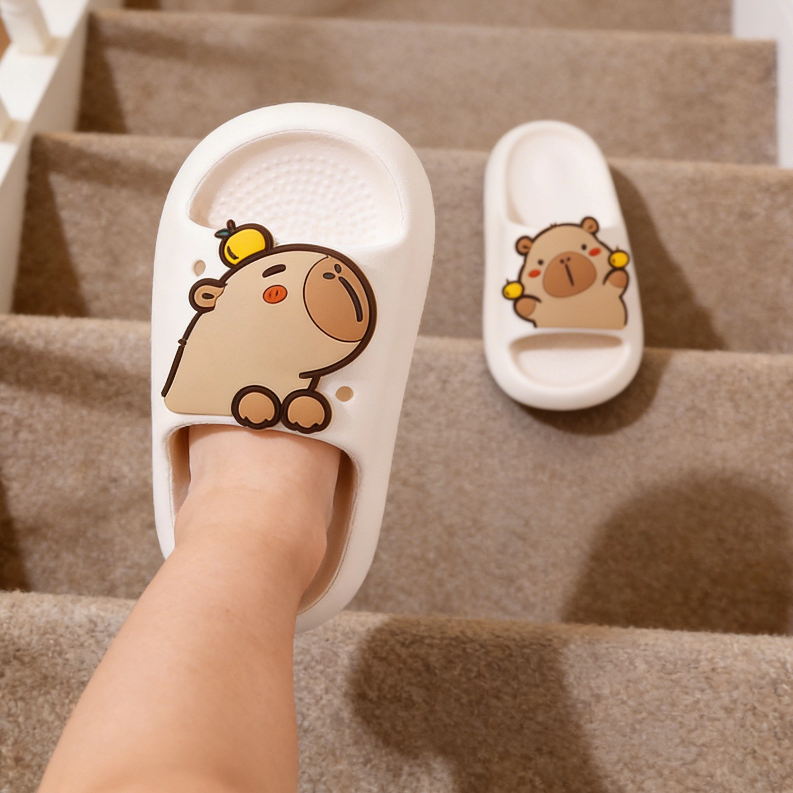 卡皮巴拉儿童拖鞋女童男童女孩防滑夏季室内洗澡专用亲子居家凉拖,童鞋/婴儿鞋/亲子鞋,儿童凉拖鞋,淘宝优惠券,粉丝福利购,淘宝优惠卷
