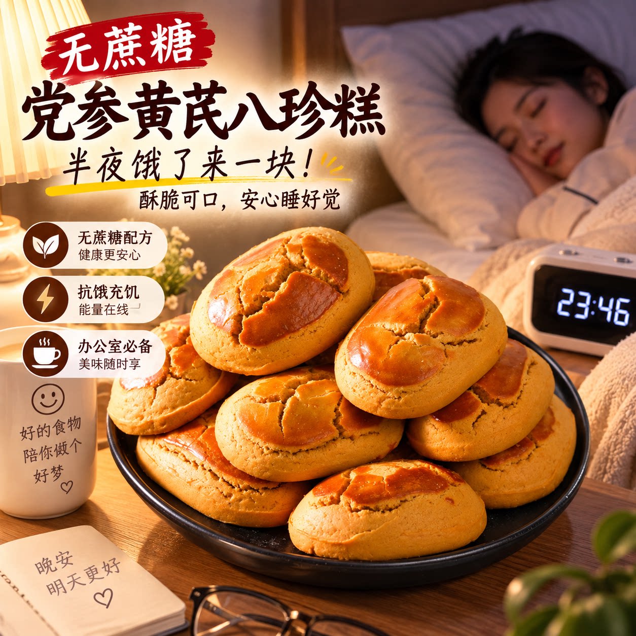 睡前抗饿无蔗糖猴头菇黄芪党参图片