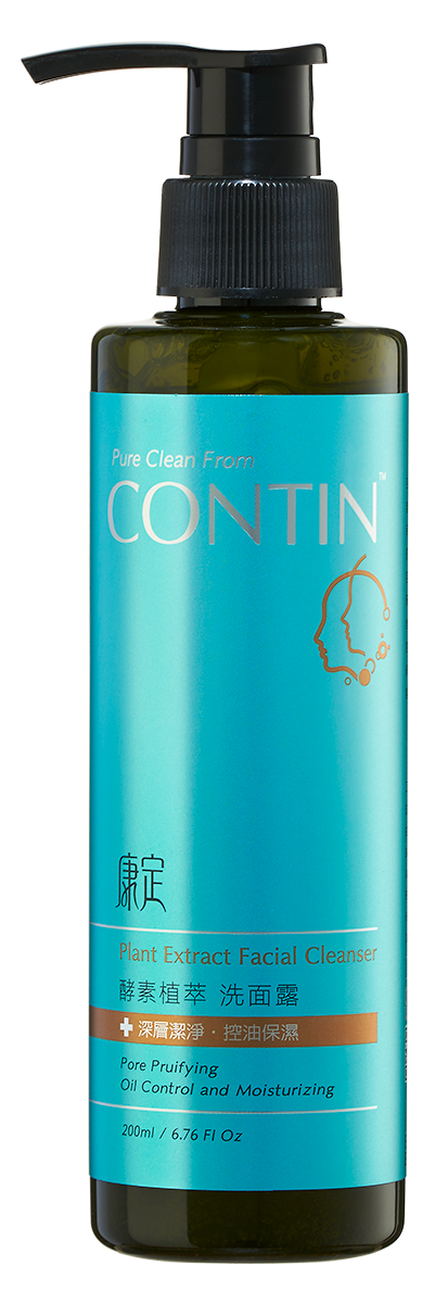 台湾代购包邮 contin康定酵素植萃洗面露200ml 大蒜洁面露