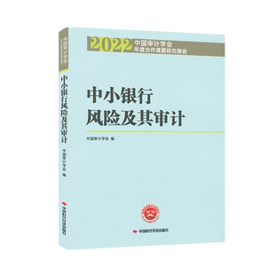 中小银行风险及其审计 2022中国审计学会年度合作课题研究报告 中国审计学会 9787511932808 中国时代经济出版社