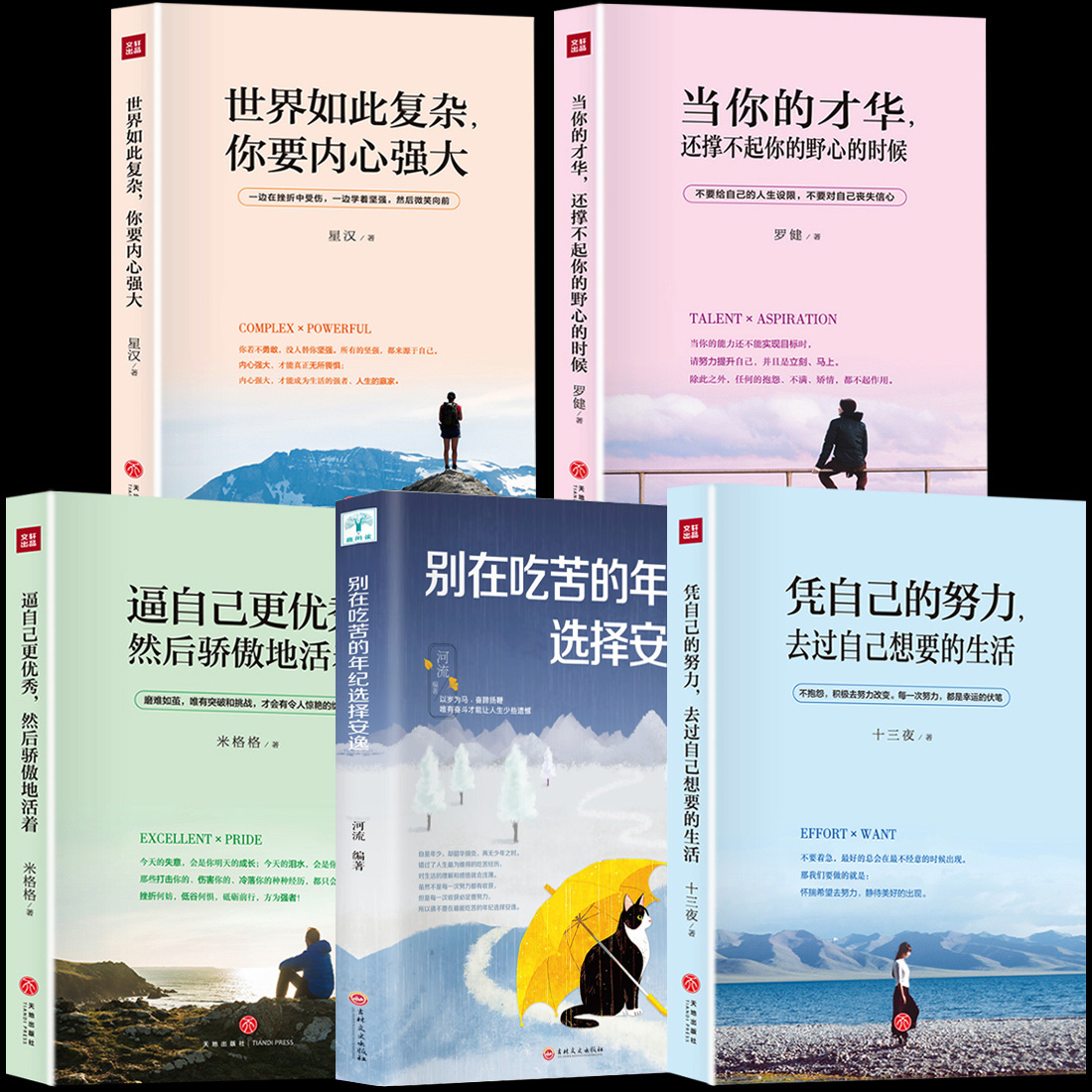 正版全5册 别在吃苦的年纪选择安逸 逼自己更优秀然后骄傲的活着 
