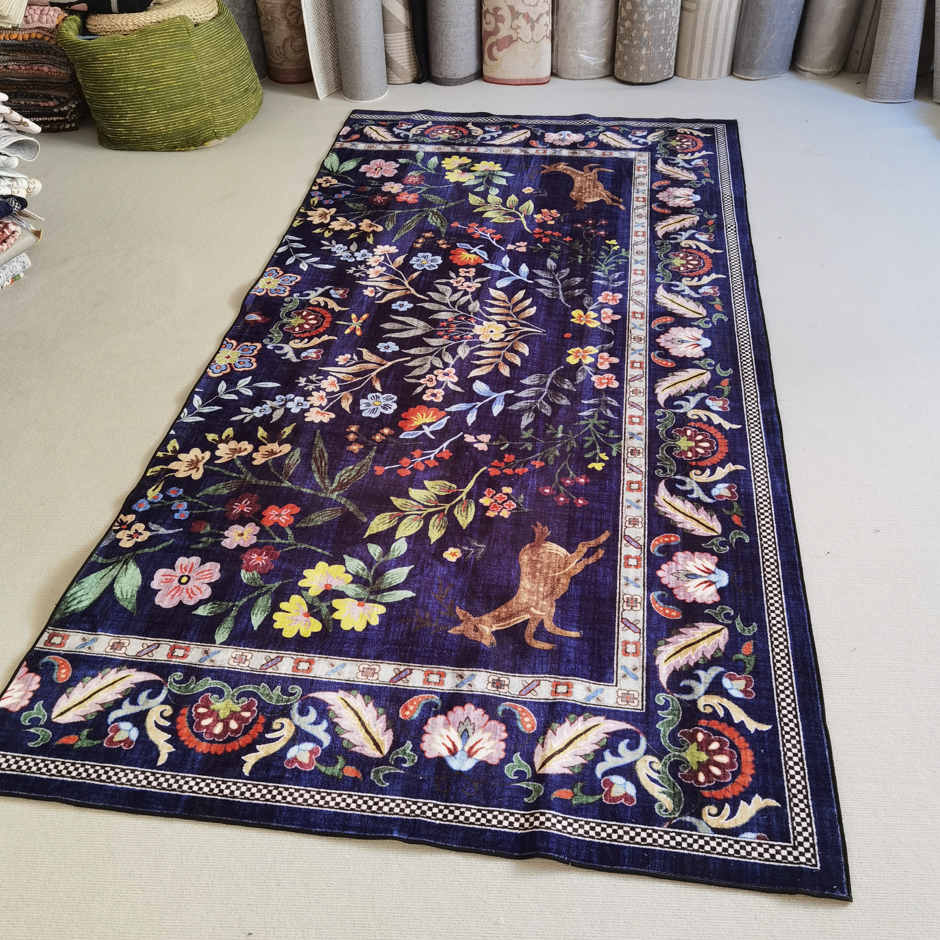 微瑕处理波斯复古裁片仿羊绒地毯客厅奢华高档美式茶几毯卧室防滑