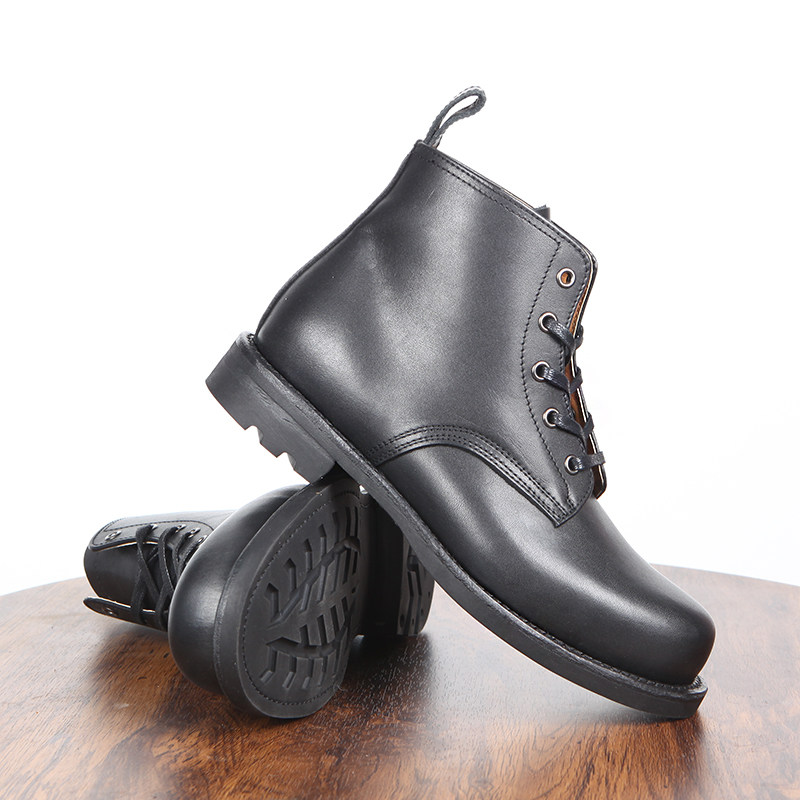 3516厂87舰艇高帮皮鞋真皮圆头高腰男皮靴秋冬休闲皮鞋单靴马丁靴,流行男鞋,高帮鞋,淘宝优惠券,粉丝福利购,淘宝优惠卷