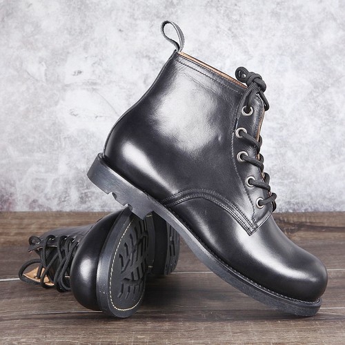 真皮复古高帮休闲真皮靴男短靴