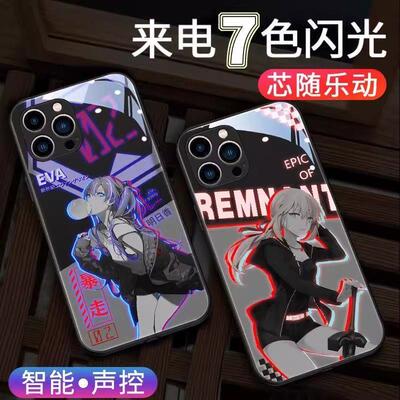 EVA明日香oppofindx7ultra手机壳新款动漫findx6pro来电发光findx5pro抖音同款findx3高级感findx2防摔套男女