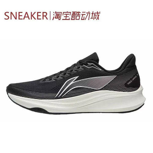 #LiNing李宁 赤兔9 体测体考 跑步鞋 黑白 ARPW003 ARPW004