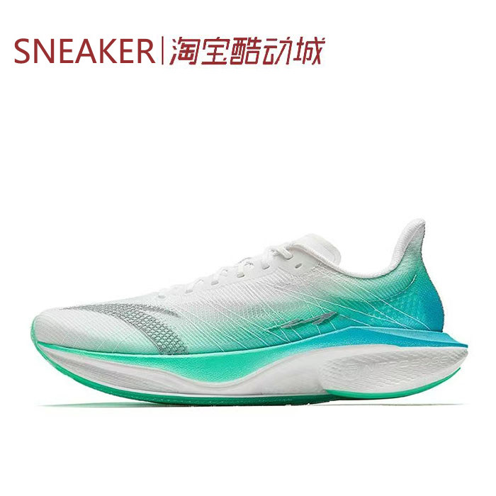 #Anta 安踏 马赫 4Pro V2 低帮 跑步鞋 男款 白蓝 112525584-3
