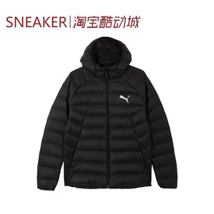 羽绒服 彪马 672393 黑色 男款 印花拉链长袖 logo FW22 PUMA