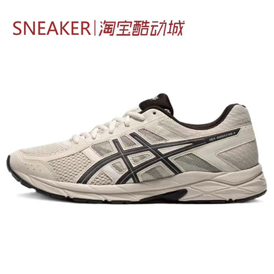 #亚瑟士 Asics Gel-Contend 4 跑步鞋 低帮 灰色 T8D4Q-030-119