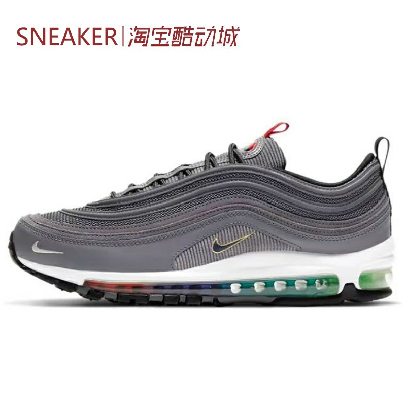 #耐克 Nike Air Max 97 防滑百搭 跑步鞋 黑色 DA8857 DH8016