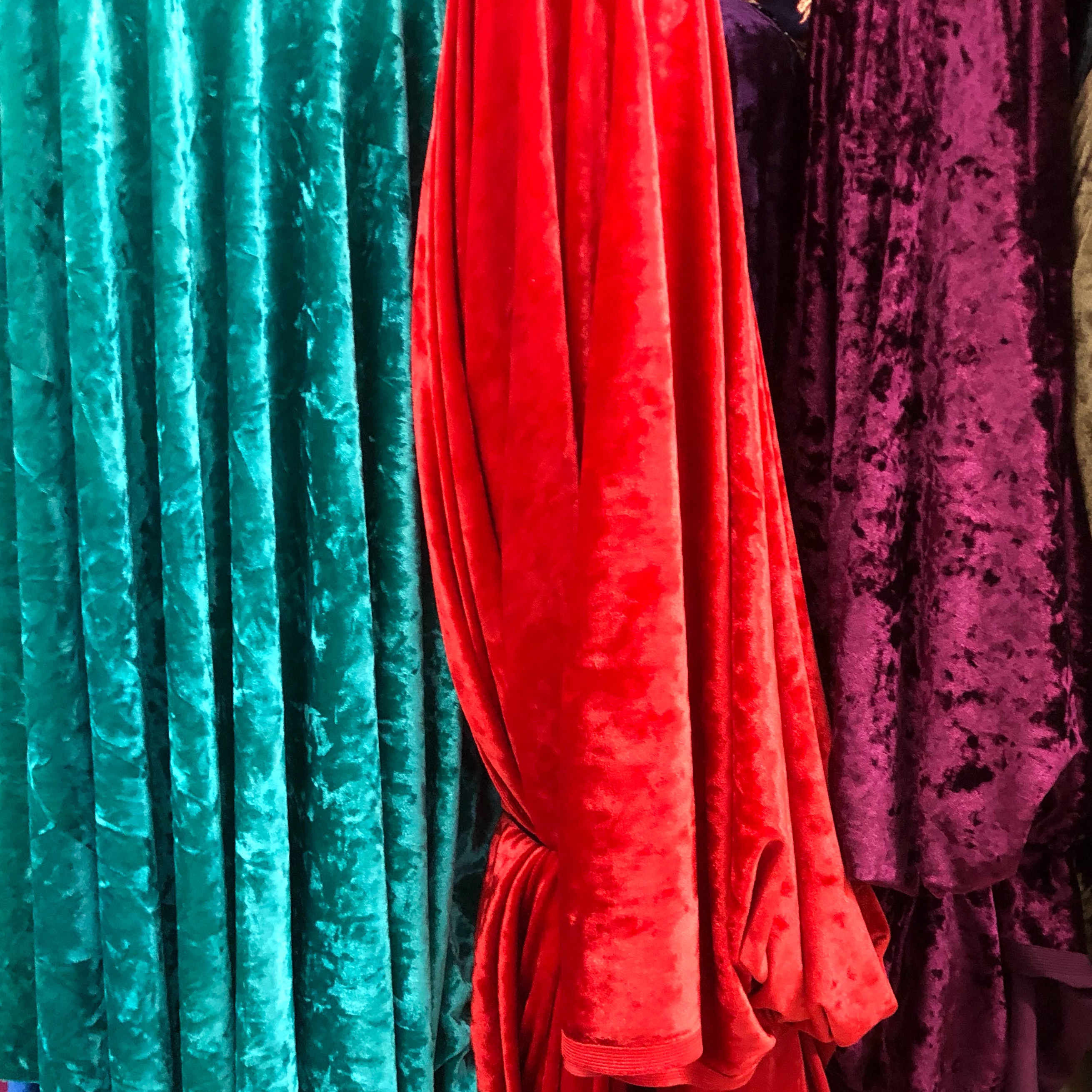 高档纯色钻石绒金丝绒弹力面料闪亮软垂坠阔腿裤旗袍表演服布料