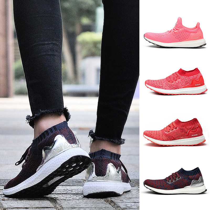 summer ventilation motion Running shoes woman Powder shock absorption Popcorn Korean Edition lady boost Knitted casual shoesin the Women's Shoes, Low shoes  category - from Buy2taobao.com to provide professional Taobao agent buy service