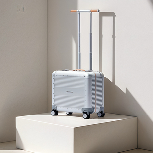 韩国进口RAWROW铝制行李箱20寸登机箱大容量50L万向轮拉杆旅行箱