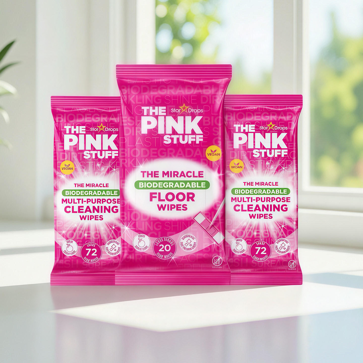 英国StarDrops粉利来多功能清洁湿巾地板清洁专用家用去污抹布,洗护清洁剂/卫生巾/纸/香薰,常规湿巾,淘宝优惠券,粉丝福利购,淘宝优惠卷