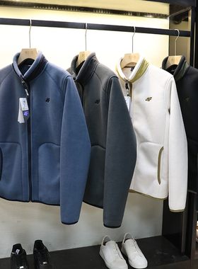 绒加厚秋冬天情侣款立领开衫外套