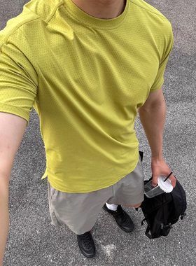 网眼透气冰丝健身运动骑行服半袖