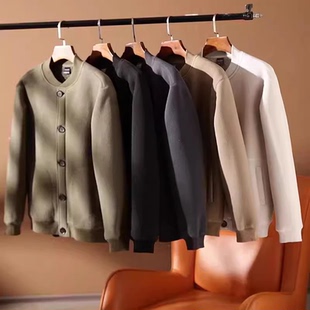 一件能过冬！加绒加厚防风保暖羊羔绒外套宽松复古棒球领夹克男女