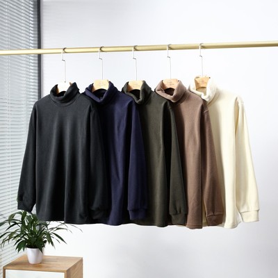 蓄热保暖粒绒卫衣套头打底衫