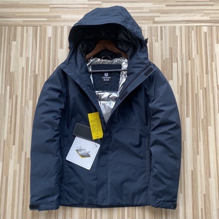 反季清仓！袅系日本面料秋冬防风防水冲锋衣户外休闲羽绒服夹克男