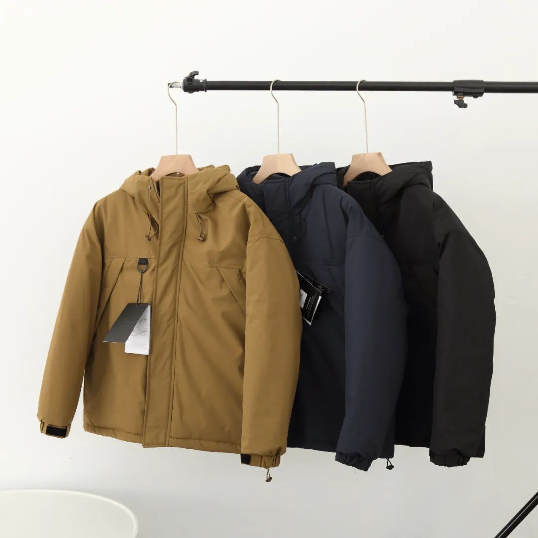 秋冬季男士防风防水连帽棉服外套