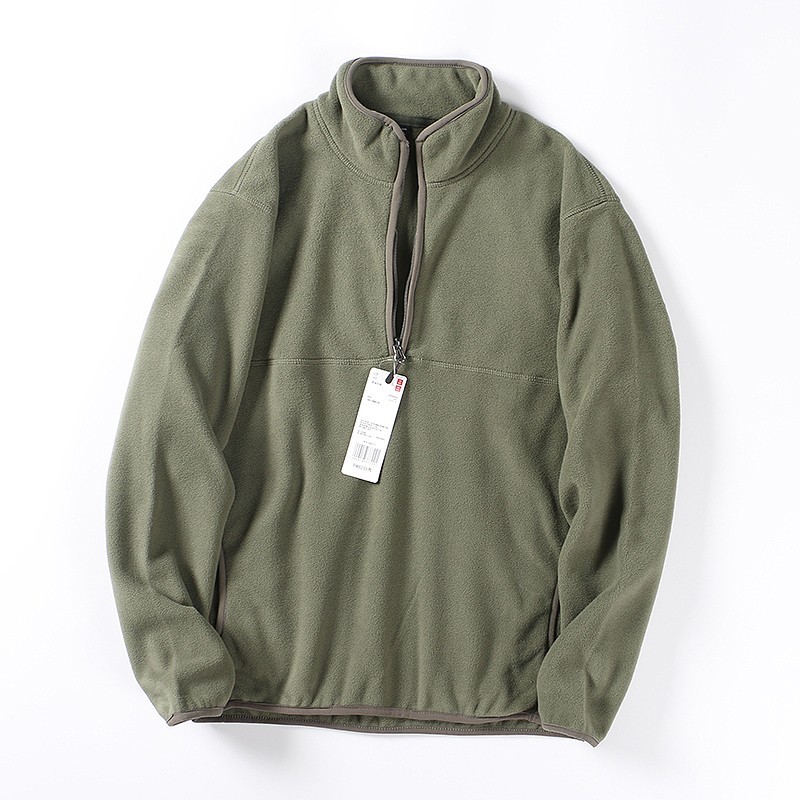 轻盈280g摇粒绒保暖宽松套头衫