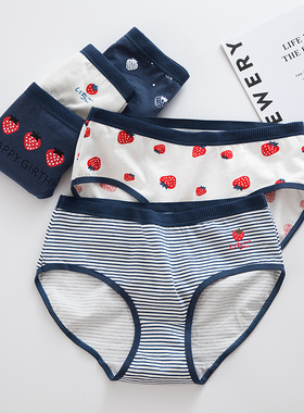 2026新款内裤女士纯棉中腰少女生非抗菌短裤全棉裆低腰性感三角裤