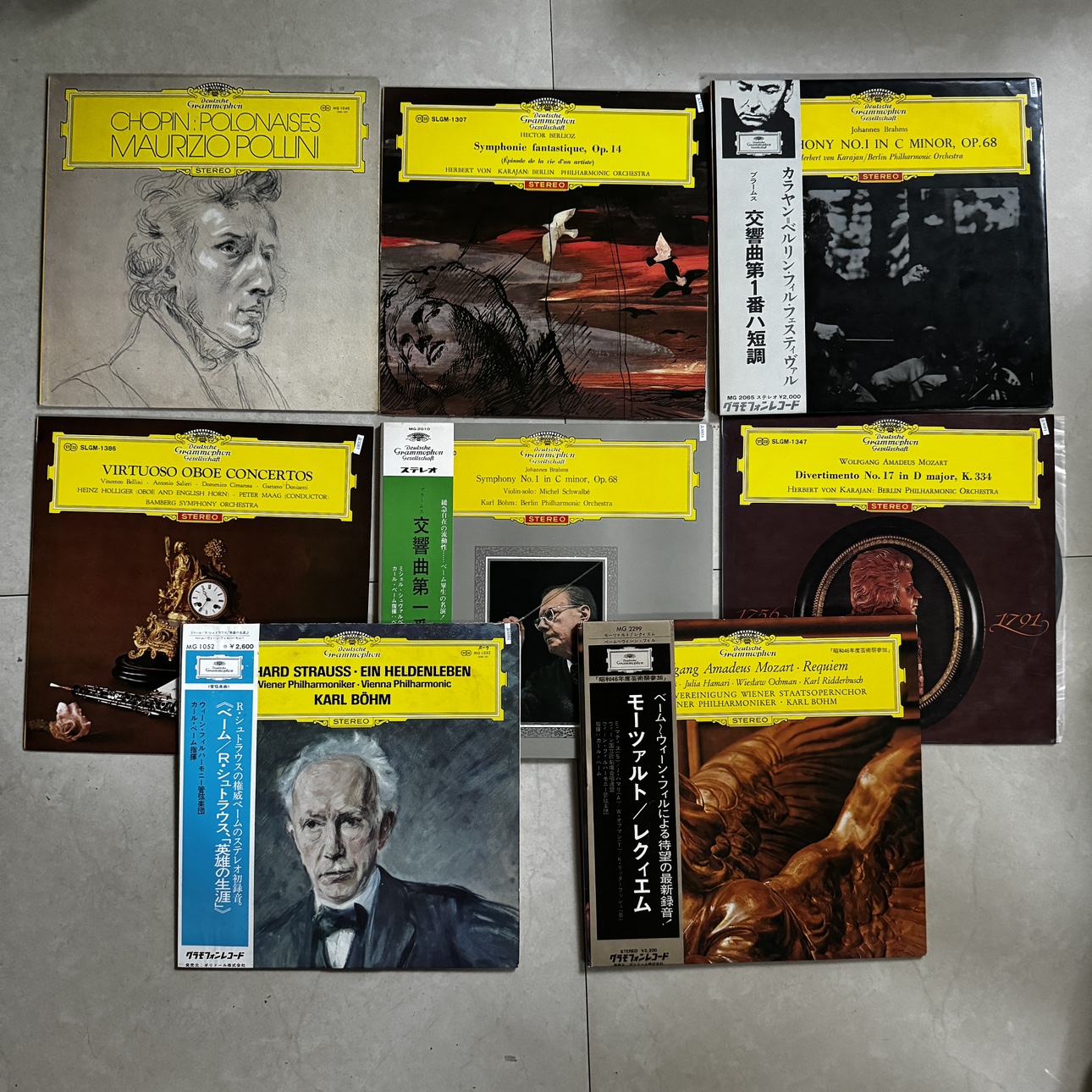 高端DG大黄标古典唱片12寸33