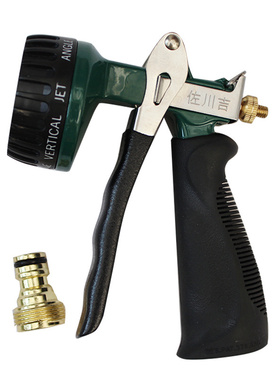 台湾制造佐川吉八功能喷枪园艺浇花菜水喷头洒水器洗车高压喷水枪