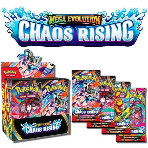 神奇宝贝卡片宝可梦M05Chaos Rising英文盲盒151抽卡包超梦PTCG卡