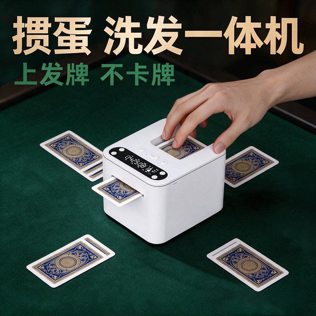 掼蛋专用发牌机器洗发一体图片