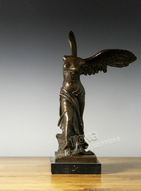 装饰品桌面摆件鸿鑫雕塑黄铜欧式