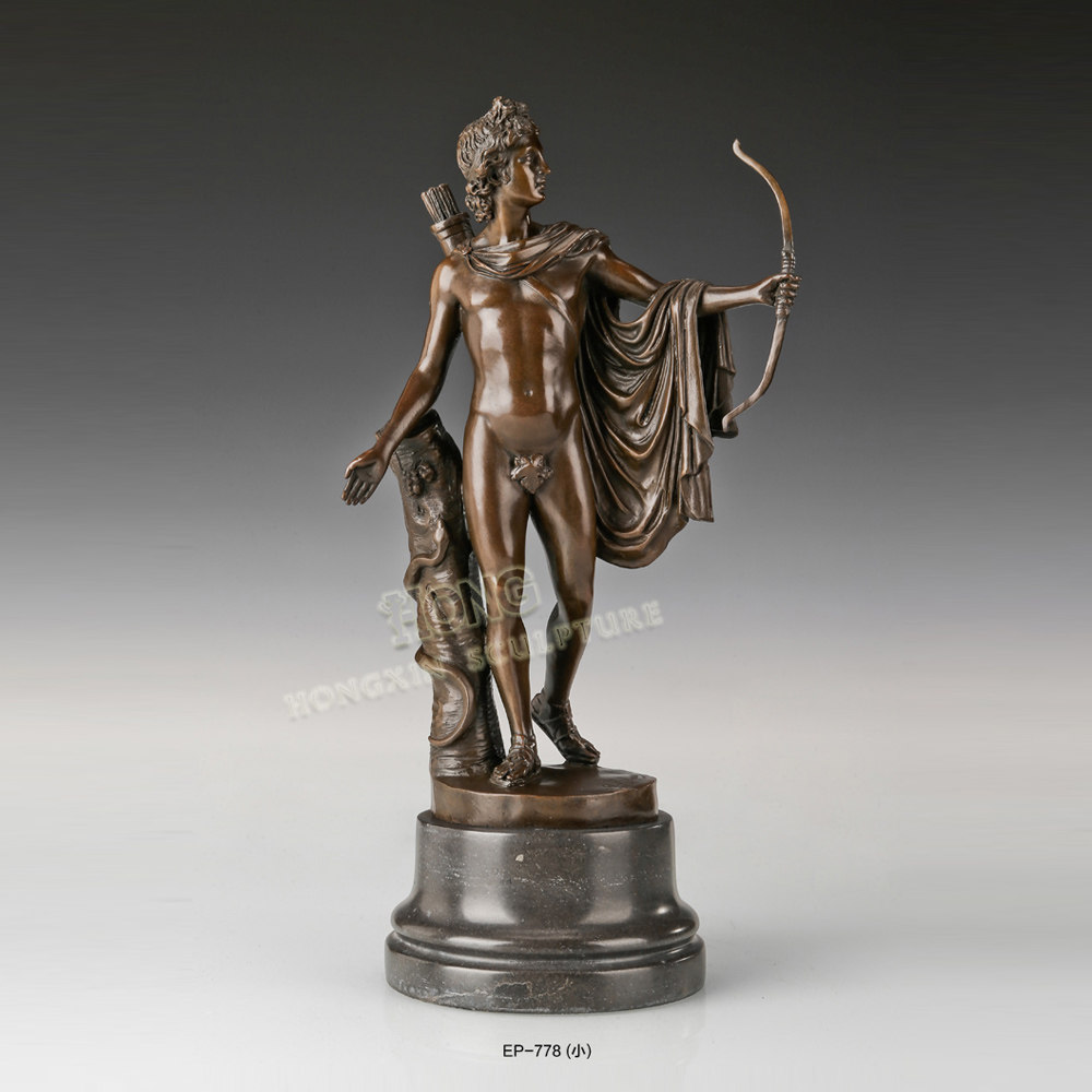 铜雕阿波罗ep029778古希腊神话之神欧式人物工艺饰品家居桌面摆件