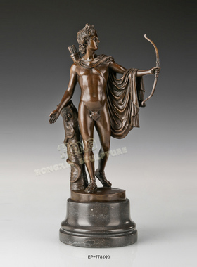 古希腊神话摆件鸿鑫雕塑黄铜欧式