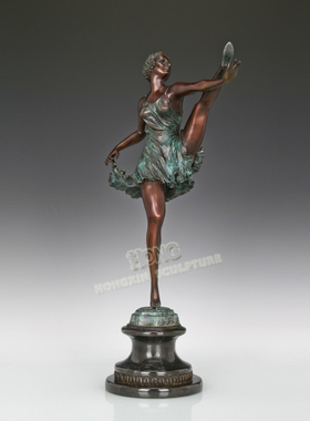 铜雕塑芭蕾舞EP210210S欧式人物工艺品酒店客厅书房家居桌面摆件