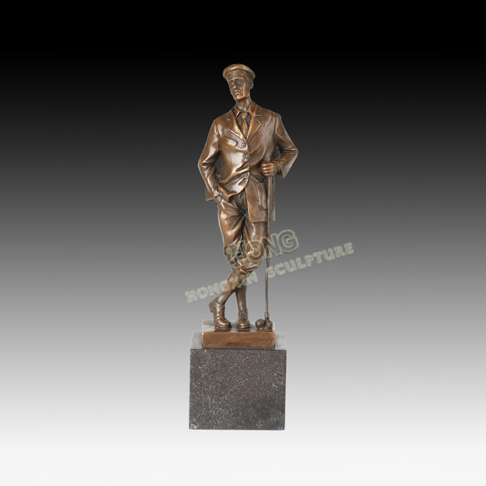 铜雕休闲高尔夫手EPA038欧式人物工艺品酒店客厅书房家居桌面摆件,家居饰品,装饰摆件,淘宝优惠券,粉丝福利购,淘宝优惠卷