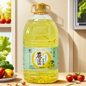 苍茫谣芥花油非转基因食用油一级压榨5L桶装 纯正家用低芥酸菜籽油