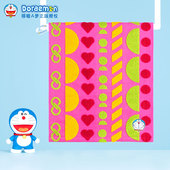 夕才儿美术馆 纯棉成人面巾家用吸水毛巾不易掉毛 哆啦A梦