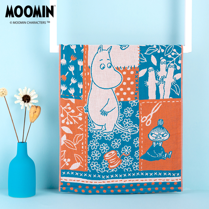 Moomin/姆明双面纱布纯棉毛巾