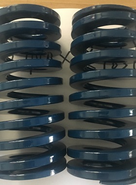 精品模具弹簧TL/SWL60*125蓝色日标高强度扁矩形压簧外径60长125