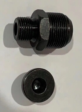 精品黑色公制18X1.5-27X1.5球头D型口罩熔喷机模具接头3分4分6分